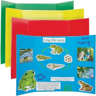 Baker Ross Pizarras pequeñas de colores Pack de 4, Pizarras para manualidades, presentaciones, proyectos de mesa Baker Ross Pizarras pequeñas de colores Pack de 4, Pizarras para manualidades, presentaciones, proyectos de mesa