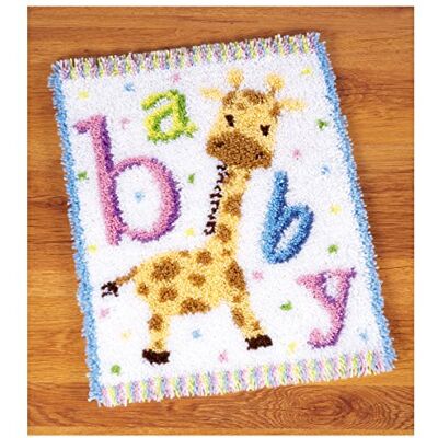 Vervaco Kit Alfombra Gancho De Pestillo Alfombras De Habitacion BEBÉ Jirafa II DIY Manualidades Adultos Set Creativo Regalo Bordado Kit Principiantes ca. 43 x 54 cm Latch Hook Embroidery Vervaco Kit Alfombra Gancho De Pestillo Alfombras De Habitacion BEBÉ Jirafa II DIY Manualidades Adultos Set Creativo Regalo Bordado Kit Principiantes ca. 43 x 54 cm Latch Hook Embroidery