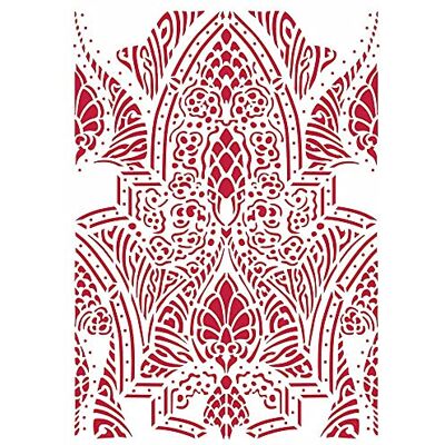 Stamperia International Horses Saddle Pattern G Stencil-Romántico patrón de sillín de Caballo, Varios, A4 Stamperia International Horses Saddle Pattern G Stencil-Romántico patrón de sillín de Caballo, Varios, A4