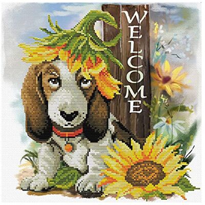 Pracht Creatives Hobby Ladybird Kit de punto de cruz (34,5 x 34,5 cm), diseño de girasoles Pracht Creatives Hobby Ladybird Kit de punto de cruz (34,5 x 34,5 cm), diseño de girasoles
