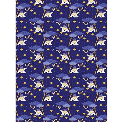 décopatch Clairefontaine ES Un Bolsillo, de 20 Hojas Texturadas, 30x40 cm, Osos Blancos, con Dorado décopatch Clairefontaine ES Un Bolsillo, de 20 Hojas Texturadas, 30x40 cm, Osos Blancos, con Dorado