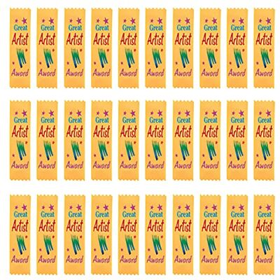 Beistle Great Artist Award Cintas de valor, 11/2 x 61/4 pulgadas, paquete de 30 Beistle Great Artist Award Cintas de valor, 11/2 x 61/4 pulgadas, paquete de 30