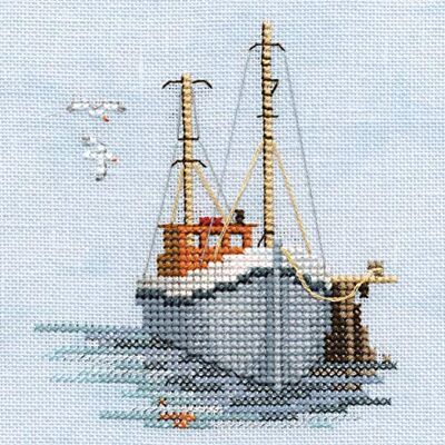 Bothy Threads Derwentwater Designs Kit de punto de cruz, diseño de barco Bothy Threads Derwentwater Designs Kit de punto de cruz, diseño de barco
