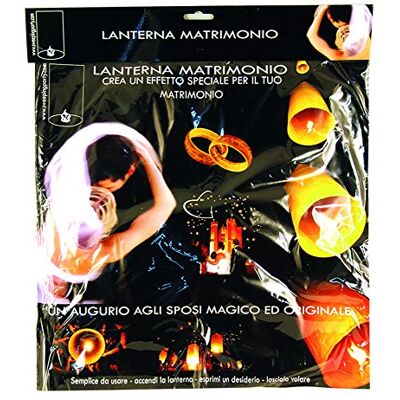 Ciao Sky Lantern Juego de 4 faroles para Boda, Color Blanco Ciao Sky Lantern Juego de 4 faroles para Boda, Color Blanco