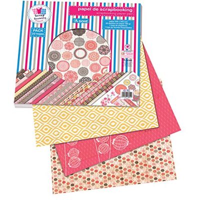 DOHE -Pack de 22 Papeles, diseño Enjoy, Multicolor, () DOHE -Pack de 22 Papeles, diseño Enjoy, Multicolor, ()