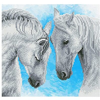 Pracht Creatives Hobby Ladybird Kit de punto de cruz (27,6 x 26 cm), diseño de caballo Pracht Creatives Hobby Ladybird Kit de punto de cruz (27,6 x 26 cm), diseño de caballo