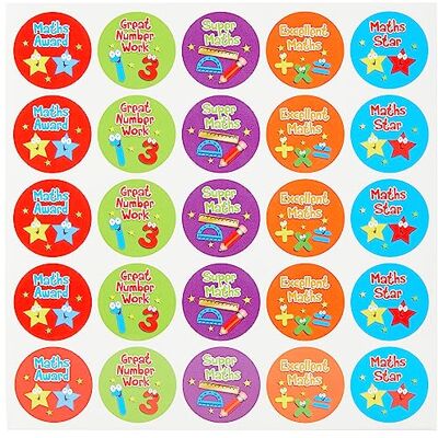 Sticker Solutions SuperStickers Maths Awards Pegatinas (125 x 28 mm) Sticker Solutions SuperStickers Maths Awards Pegatinas (125 x 28 mm)