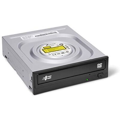 Hitachi -LG GH24 Internal DVD Drive, DVD-RW CD-RW ROM Rewriter for Laptop/Desktop PC, Windows 10 Compatible, M-Disc Support, 24x Write Speed (Software Included) Black Hitachi -LG GH24 Internal DVD Drive, DVD-RW CD-RW ROM Rewriter for Laptop/Desktop PC, Windows 10 Compatible, M-Disc Support, 24x Write Speed (Software Included) Black