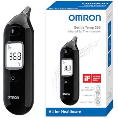 OMRON Gentle Temp 533 Termómetro digital – Termómetro oído bebé e infantil OMRON Gentle Temp 533 Termómetro digital – Termómetro oído bebé e infantil