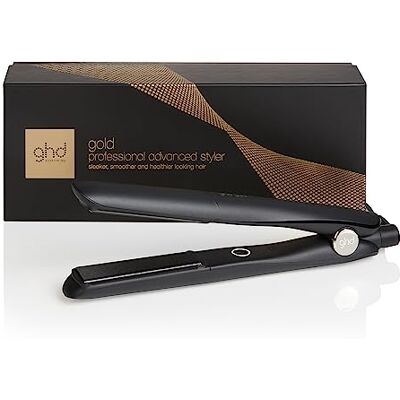 ghd Gold Plancha de Pelo Profesional Para un Cabello Liso y Brillante Para Todo Tipo de Cabello Color Negro, (Enchufe Europeo) ghd Gold Plancha de Pelo Profesional Para un Cabello Liso y Brillante Para Todo Tipo de Cabello Color Negro, (Enchufe Europeo)