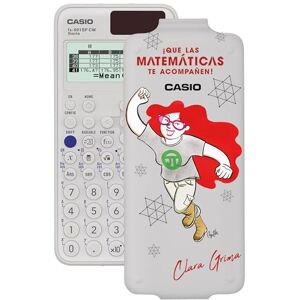 Casio FX-991SP CW, Calculadora Científica con Clara Grima ilustrada por Raquel Gu, Recomendada para el Currículum Español y Portugués, 5 Idiomas, más de 560 Funciones, Solar, Color Blanco Casio FX-991SP CW, Calculadora Científica con Clara Grima ilustrada por Raquel Gu, Recomendada para el Currículum Español y Portugués, 5 Idiomas, más de 560 Funciones, Solar, Color Blanco