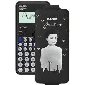 Casio FX-82SP CW Calculadora Científica, con Marie Curie ilustrada por Raquel Riba Rossy, Recomendada para el Curriculum Español y Portugués, 5 Idiomas, más de 300 Funciones, Color Gris Oscuro Casio FX-82SP CW Calculadora Científica, con Marie Curie ilustrada por Raquel Riba Rossy, Recomendada para el Curriculum Español y Portugués, 5 Idiomas, más de 300 Funciones, Color Gris Oscuro