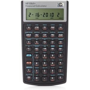 HP 10bII+ Calculadora financiera con Funciones comerciales y estadísticas, 1 línea x 12 Caracteres, Pantalla LCD, batería incluida, Funda Protectora HP 10bII+ Calculadora financiera con Funciones comerciales y estadísticas, 1 línea x 12 Caracteres, Pantalla LCD, batería incluida, Funda Protectora