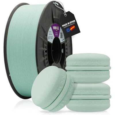 WINKLE FEED YOUR PRINTER WINKLE Filamento PLA HD Pastel Azul Nube 1.75mm 300g, Impresora 3D Precisión Dimensional +/- 0.03mm, Color Mate, Fabricado en España WINKLE FEED YOUR PRINTER WINKLE Filamento PLA HD Pastel Azul Nube 1.75mm 300g, Impresora 3D Precisión Dimensional +/- 0.03mm, Color Mate, Fabricado en España