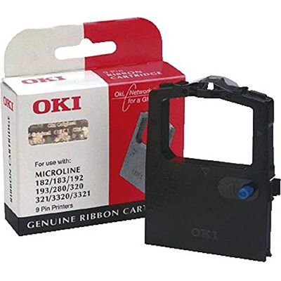 Cinta de Impresora Negra Oki Systems 09002303 - Cinta para Impresora Cinta de Impresora Negra Oki Systems 09002303 - Cinta para Impresora