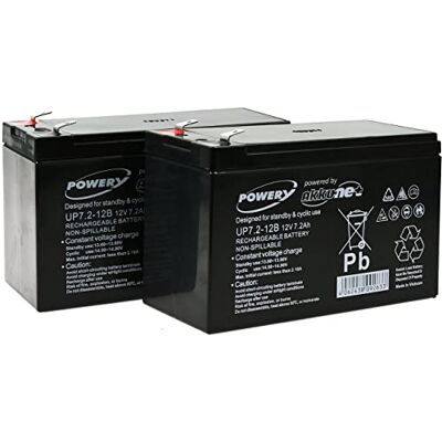 Powery Batería de Gel para SAI APC Smart-UPS SC 1000-2U Montaje en Rack/Torre Powery Batería de Gel para SAI APC Smart-UPS SC 1000-2U Montaje en Rack/Torre