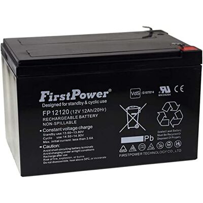 Powery FirstPower Batería de Gel para APC Smart-UPS SC620I 12Ah 12V VDS Powery FirstPower Batería de Gel para APC Smart-UPS SC620I 12Ah 12V VDS