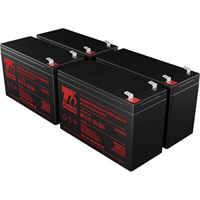 T6 Power Juego de baterías para APC Smart-UPS SUA1500RMI2U, VRLA, 12 V T6 Power Juego de baterías para APC Smart-UPS SUA1500RMI2U, VRLA, 12 V