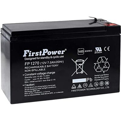 akku-net FirstPower Batería de Gel para SAI APC RBC110 7Ah 12V akku-net FirstPower Batería de Gel para SAI APC RBC110 7Ah 12V