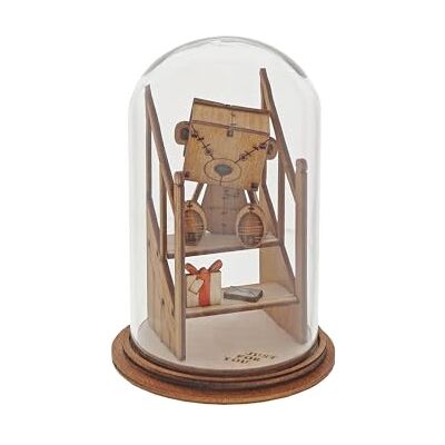 Enesco , Campana de Kloche de Milbrook Oso con regalo , madera sostenible Enesco , Campana de Kloche de Milbrook Oso con regalo , madera sostenible