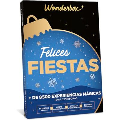 WONDERBOX Caja Regalo Felices Fiestas Mágicas para 2 Personas 1 actividad a elegir Más de 8500 experiencias Estancia, cena, ritual exclusivo o aventura WONDERBOX Caja Regalo Felices Fiestas Mágicas para 2 Personas 1 actividad a elegir Más de 8500 experiencias Estancia, cena, ritual exclusivo o aventura