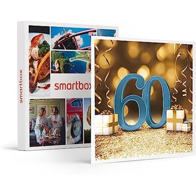 Smartbox Caja Regalo ¡Muchas felicidades! 60 años Idea de Regalo cumpleaños 1 Experiencia multitemática para 1 o 2 Personas Smartbox Caja Regalo ¡Muchas felicidades! 60 años Idea de Regalo cumpleaños 1 Experiencia multitemática para 1 o 2 Personas