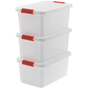 Keter - K-Latch L - 43L - Transparente - Contenedor de almacenamiento Keter - K-Latch L - 43L - Transparente - Contenedor de almacenamiento