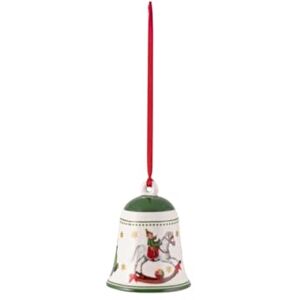 Villeroy & Boch My Christmas Tree, Campana de Juguete, 5,5 x 5,5 x 6,5cm, Porcelana, Verde Villeroy & Boch My Christmas Tree, Campana de Juguete, 5,5 x 5,5 x 6,5cm, Porcelana, Verde
