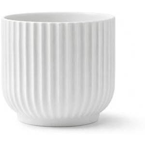 DANMARK LYNGBY Lyngby Porcelæn macetero pequeño Lyngby en estilo Bauhaus diseño atemporal, blanco DANMARK LYNGBY Lyngby Porcelæn macetero pequeño Lyngby en estilo Bauhaus diseño atemporal, blanco