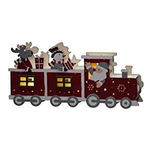 Konstsmide Luces de Navidad/LED Silueta de Madera Santa Muñeco de Nieve Tren Escena/Temporizador 6H, 3 Diodos, Funciona con Batería o USB, Interior, 2 x AA 1.5V (Excluido) Konstsmide Luces de Navidad/LED Silueta de Madera Santa Muñeco de Nieve Tren Escena/Temporizador 6H, 3 Diodos, Funciona con Batería o USB, Interior, 2 x AA 1.5V (Excluido)
