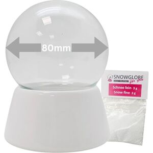 SNOWGLOBE for you - DO IT YOURSELF Snowglobe for you Hazlo tú Mismo: Bola de Cristal con Base de Porcelana 80 mm. SNOWGLOBE for you - DO IT YOURSELF Snowglobe for you Hazlo tú Mismo: Bola de Cristal con Base de Porcelana 80 mm.