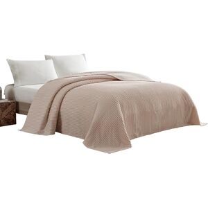 Beatrice Home Fashions Colcha de chenilla - Blush - Full Beatrice Home Fashions Colcha de chenilla - Blush - Full