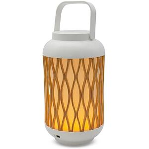 Lumisky / LUMIJARDIN Lámpara portátil imitación madera efecto llama LED blanco cálido regulable H23cm Lumisky / LUMIJARDIN Lámpara portátil imitación madera efecto llama LED blanco cálido regulable H23cm