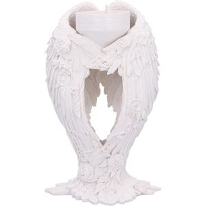 Nemesis Now Portavelas de té con alas de ángel de 17 cm, Resina, Blanco, Soporte para Velas de té con Escultura de alas de ángel, decoración del hogar de ángeles, Regalo de ángel, Fundido en la Mejor Nemesis Now Portavelas de té con alas de ángel de 17 cm, Resina, Blanco, Soporte para Velas de té con Escultura de alas de ángel, decoración del hogar de ángeles, Regalo de ángel, Fundido en la Mejor
