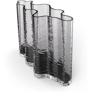 Cooee Design Gry Wide Jarrón de Cristal (24 cm), Color Gris Cooee Design Gry Wide Jarrón de Cristal (24 cm), Color Gris