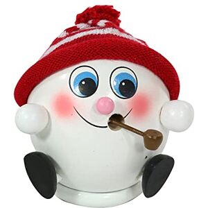 Sigro Großhendel Bola de Nieve con Gorro de Punto de Incienso quemadores, 10 cm, Rojo/Blanco Sigro Großhendel Bola de Nieve con Gorro de Punto de Incienso quemadores, 10 cm, Rojo/Blanco