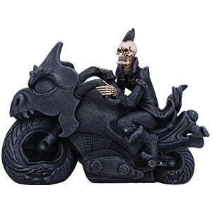 Nemesis Now Ride or Die Skeleton Figura de Motociclista (19 cm), Color Negro Nemesis Now Ride or Die Skeleton Figura de Motociclista (19 cm), Color Negro