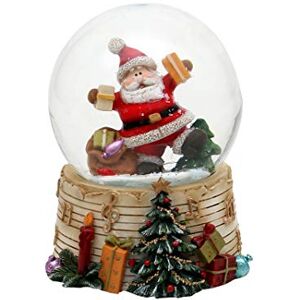Dekohelden24 Alegría Papá Noel con Regalos, tamaño H/B/Ø Bola: Aprox. 9 x 7,3 cm Ø 6,5 cm, 501871 Regalo Dekohelden24 Alegría Papá Noel con Regalos, tamaño H/B/Ø Bola: Aprox. 9 x 7,3 cm Ø 6,5 cm, 501871 Regalo