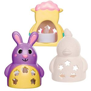 Baker Ross Portavelas de Cerámica para Pascua Paquete de 3, Manualidades para Niños () Baker Ross Portavelas de Cerámica para Pascua Paquete de 3, Manualidades para Niños ()