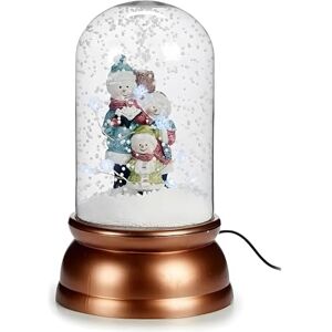 Krist+ Bola de Nieve Muñeco de Nieve Cobre Plástico 18 x 30 x 18 cm Krist+ Bola de Nieve Muñeco de Nieve Cobre Plástico 18 x 30 x 18 cm