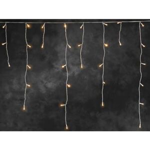 Konstsmide 2773 – 802 – Cortina de luces LED (para exterior (IP44)/336 diodos, transformador exterior de 24 V, cable blanco de color ámbar Konstsmide 2773 – 802 – Cortina de luces LED (para exterior (IP44)/336 diodos, transformador exterior de 24 V, cable blanco de color ámbar