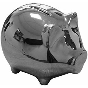 Holst Porzellan Holst Porcelana de Dinero y propina Hucha, Plata, 12.5 x 9 x 9.5 cm Holst Porzellan Holst Porcelana de Dinero y propina Hucha, Plata, 12.5 x 9 x 9.5 cm