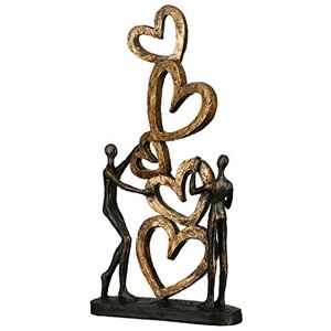 Casablanca modernes Design Escultura, Poly, Marrón, Bronce, Champán, Oro, Negro, Höhe 41 cm Casablanca modernes Design Escultura, Poly, Marrón, Bronce, Champán, Oro, Negro, Höhe 41 cm