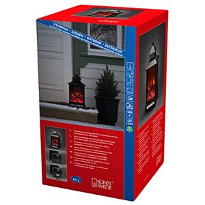 Konstsmide Farolillo LED grande, chimenea, temporizador de 8 horas, funciona con transformador y pilas, 6 diodos de luz blanca cálida, transformador exterior de 4,5 V, funciona con pilas, 0, 6 W, Konstsmide Farolillo LED grande, chimenea, temporizador de 8 horas, funciona con transformador y pilas, 6 diodos de luz blanca cálida, transformador exterior de 4,5 V, funciona con pilas, 0, 6 W,
