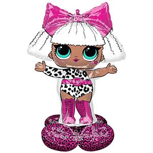amscan Anagram LOL Glam Diva Globo de aluminio con relleno de aire para cumpleaños, 47 pulgadas amscan Anagram LOL Glam Diva Globo de aluminio con relleno de aire para cumpleaños, 47 pulgadas