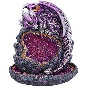 Nemesis Now Crystalline Protector Quemador de Incienso de reflujo de geoda de dragón Morado, 14,2 cm Nemesis Now Crystalline Protector Quemador de Incienso de reflujo de geoda de dragón Morado, 14,2 cm