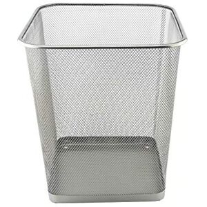 D.RECT Argento Cubo de basura - 18L Papelera cuadrada oficina D.RECT Argento Cubo de basura - 18L Papelera cuadrada oficina