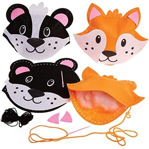 Baker Ross Portavelas de Madera de Otoño Juego de 4, Manualidades para Niños Baker Ross Portavelas de Madera de Otoño Juego de 4, Manualidades para Niños