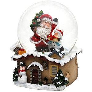 Dekohelden24 Bola de Nieve con Papá Noel, Dimensiones (Largo x Ancho x Alto): 7 x 7 x 9 cm. Diámetro de la Bola: 6,5 cm Dekohelden24 Bola de Nieve con Papá Noel, Dimensiones (Largo x Ancho x Alto): 7 x 7 x 9 cm. Diámetro de la Bola: 6,5 cm