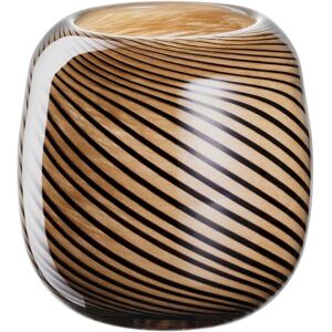 Leonardo HOME Filo Colori Jarrón Decorativo (1 Unidad, Hecho a Mano, diseño único, Apasionado portavelas, Objeto Decorativo Moderno, Altura 17,2 cm), Color marrón Leonardo HOME Filo Colori Jarrón Decorativo (1 Unidad, Hecho a Mano, diseño único, Apasionado portavelas, Objeto Decorativo Moderno, Altura 17,2 cm), Color marrón